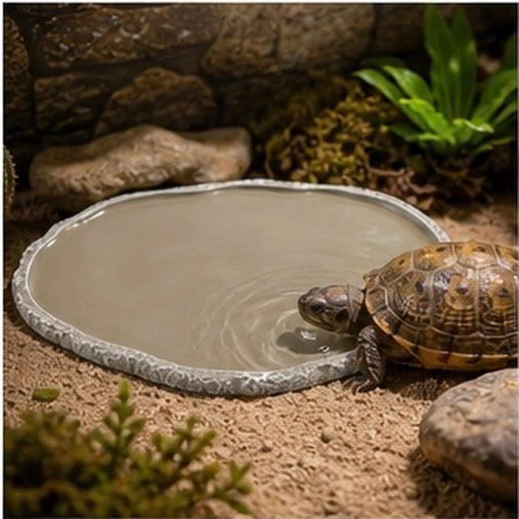 Water Dish Reptile - Тарелка для кормления домашних животных из